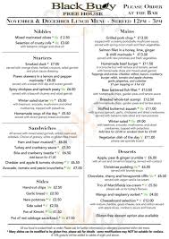 Please contact the restaurant directly for updated info. The Black Buoy Wivenhoe Original Menus Reviews And Prices