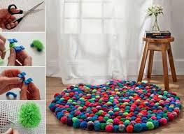Diy Teppiche Und Fussmatten Bunt Wohnen Diy Teppiche Anleitung Fur Teppich Aus Stoffstreifen Teppich