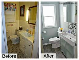Remodelaholic Modern Bathroom Update Cheap Bathroom Remodel Inexpensive Bathroom Remodel Small Bathroom Renovations