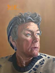 2x Small portraits are included in the Rye Society of Artist Summer show,  @ryeartists 6x8” oil