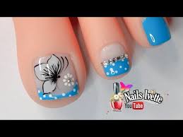 Ver más ideas sobre diseños de uñas pies, arte de uñas de pies, uñas decoradas. Diseno De Unas Pie Muy Facil Unas De Los Pies Decoradas Con Mariposa Y Flor
