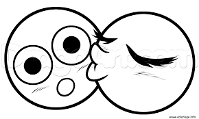 Coloriage Comment Dessiner Kissing Emoji Step Dessin A Imprimer Coloriage Emoji Coloriage Dessin Emoji