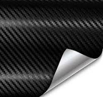 VViViD XPO Black Carbon Fiber 5ft x 1ft 8yr Car Wrap Vinyl Roll with Air  Release