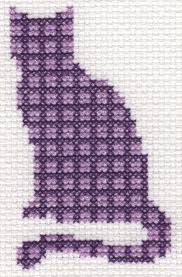 Easy cat cross stitch patterns. Easy Twinkly Cat Cross Stitch Card Kit Nicky Brunger Crafts