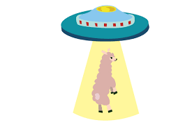 Download Ufo Llama Abduction Svg Cut Files Free Dinosaur Silhouette Svg SVG Cut Files