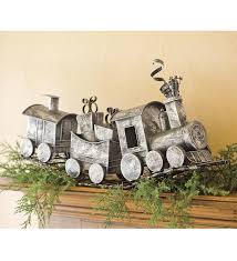 Holiday Metal Train Home Decor Indoor Holiday Decorations Indoor Holiday Decor Train Decor Christmas Train