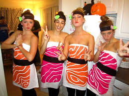 Sushi Costume Such A Cute Idea Halloween Kostume Selbstgemacht Halloween Kostum Halloween Kostume Gruppe