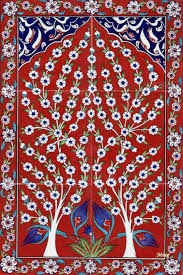 Ottoman Traditional Turkish Tiles Art Osmanli Cini Karo Panolari Turkey Mozaic Sanati Tablolar Sanat