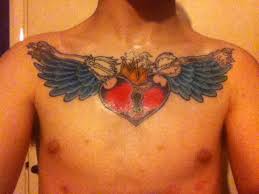 Eagle chest tattoo cool chest tattoos chest piece tattoos pieces tattoo best sleeve tattoos tattoos 3d trendy tattoos rose tattoos body art tattoos. Half Coloured Kingdom Hearts Chest Piece Tattoo By Tristanchallis On Deviantart