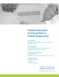 Planning and overseeing all patient care or administrative operations and programs. Patient Advocate A Critical Role In Patient Experience The Beryl Institute Improving The Patient Experience