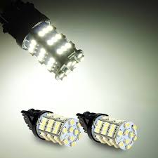 Auto Accessories Headlight Bulbs Car Gifts 2x White Led Daytime Running Light Bulbs 54 Smd 3156 3157 3757 4114 4157 Products