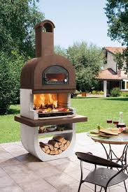 Wer eine sauna im garten haben möchte, der könnte doch auch. Grillkamin Mit Pizzaofen Fur Den Garten