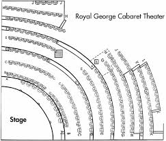 royal george cabaret seating chart theatre in chicago