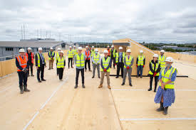 Concepted and designed the logo mark and conducted an exploration of the visual direction for this campaign. Socially Distanced Topping Out For New Brunel Centre At South Gloucestershire And Stroud College Willmott Dixon