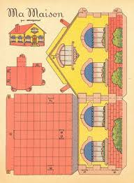 Ma Maison Paper Doll House Paper Dolls Paper Models