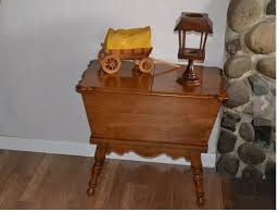 tell city hard rock andover dough box sewing knitting crocheting side table dough box baby doll furniture tell city