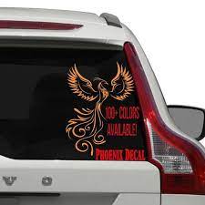 Phoenix Bird Car Decal For Women And Girls Phoenix Window Decal Yeti Mug Decal Laptop Sticker Hunter Girl Decal Bird Car Decal Girl Decals Custom Car Decals Car Decals