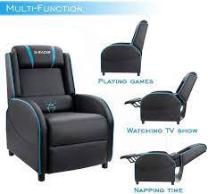 best recliner chair racing style single living room sofa recliner pu leather comfortable and elegant in 2021 home theater seating reclining furniture theater seating