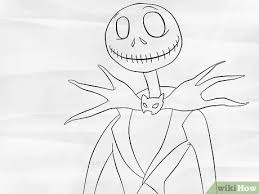 How To Draw Jack Skellington 11 Steps With Pictures Wikihow I spray painted the outer side with white 3rd. how to draw jack skellington 11 steps