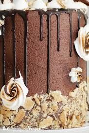 Easy S Mores Cake Recipe Ft Natures Charm Smores Cake Chocolate Fudge Sauce Chocolate Recipes