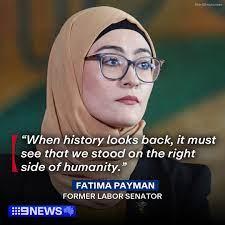 9 News - Embattled Senator Fatima Payman has quit the Labor Party effective  immediately and moved to the crossbench. Senator Payman said her decision  was ultimately decided by her conscience, days after