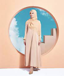 Jubah Ammara Nude | No.1 Best Fashion | Muslimah Malaysia