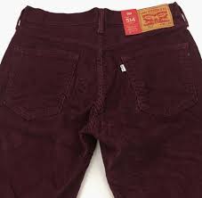 Mens 32 w 30 l levi 514 slim fit straight leg jeans /ref a4901. Levis 514 Low Rise Straight Fit Stretch Corduroy Pants Burgundy Red Jeans Men Fashion Clothing Shoes Accessorie Red Jeans Men Burgundy Jeans Corduroy Pants