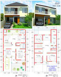 15 denah rumah minimalis 2 lantai ini, mungkin harus dibuat di daerah dengan pemandangan dan udara bagus. Desain Rumah Minimalis 2 Lantai Ukuran 8x15 Meter Jasa Arsitek Desain Rumah