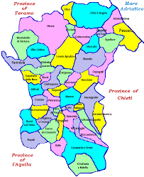 It is the most populated city in abruzzo, with 119,217 (2018) residents (and approximately 350,000 including the surrounding metropolitan area). Map Of The Province Of Pescara Abruzzo Italy