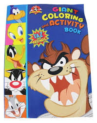 Tweety looney toons s printb394. Looney Tunes Taz And Friends Giant Coloring And Activity Book Walmart Com Walmart Com