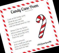 A significant symbol of christmas is the simple candy cane its shape is the crook of the shepherd one of the first who came. Candy Cane Poem Our Out Of Sync Life