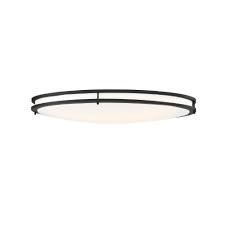 12 black industrial pendant lights lighting fixture for kitchen bar restaurant. Nuvo 32 52w Led Oval Flush Mount Ceiling Light Dim 4420 Lm 3000k Matte Black Nuvo 62 1441 Homelectrical Com
