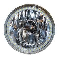 Octane Lighting Octane Lighting 7 Halogen H4 Headlight Headlamp White Smd 45 Led Halo Angel Eye Light Bulb 12v