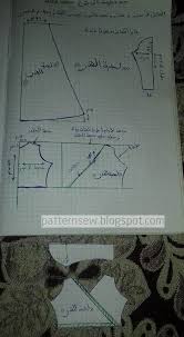 باترون مفصل لقندورة قطيفة كاش كوغ Pattern Sewing Clothes Sewing Patterns Fashion Sewing Neckline Designs
