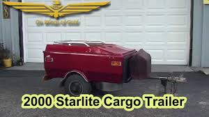 Scag walk behind with sulky and grass bag $0. 2000 Starlite Cargo Trailer Youtube