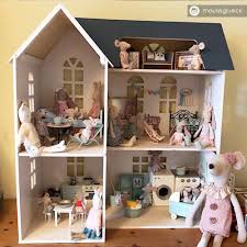 New Maileg House Is In Stock Bigger And Better Have Enough Room To Invite More Friends This House Is In 2020 Maileg Doll House Doll House Dolls House Interiors