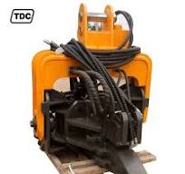 挖掘机打桩机 TDC 30/40 挖掘机安装振动锤