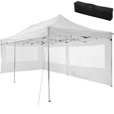 Faltbarer Garten Pavillon 3x6m Mit 2 Seitenteilen Blau Faltpavillon Pavillon Garten Pavillon