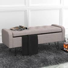 Placing trays or books on structured ottomans lets them serve as tabletops, while others have lids that lift off to reveal hidden storage spaces inside. Ottomans Storage Coffee Table Leather More Best Buy Canada