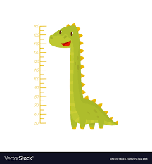 height chart for measuring kids growth with