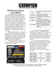 Hsb Battery Charger Part 100482 Manualzz