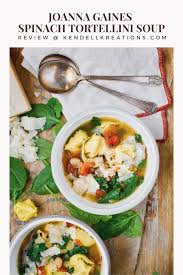 Spinach Tortellini Soup Quick Easy Cheesy Kendellkreations In 2020 Spinach Tortellini Tortellini Soup Spinach Tortellini Soup