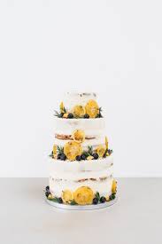 A Simple And Elegant Lemon Blueberry Wedding Cake Available From The Luminary Bakery A Bakery I Lemon Wedding Cakes Blueberry Wedding Chocolate Wedding Cake