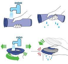 Wash filters in cold water only. Dyson Dc65 Support Filter Washing Step By Step Guide Dyson Co Nz