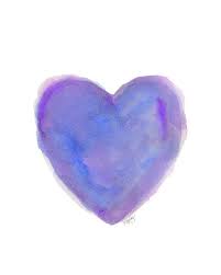 Pin By Connie Cochran On Watercolor Hearts Purple Painting Purple Hearts Art Watercolor Heart
