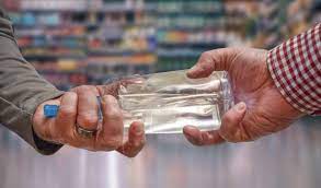 Shelves normally stocked with hand wipes, hand sanitizer and toilet paper sit empty at a target store in arlington, virginia, on march 13, 2020. Hand Sanitizer Making Business License Permission Idea2makemoney