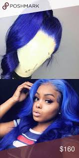 Black And Blue Lace Front Wig Dark Blue Lace Front Wig Front Lace Wigs Human Hair Blue Lace Front Wig Lace Front Wigs