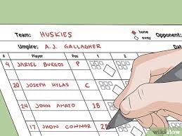 How To Mark A Baseball Scorecard (With Pictures) - Wikihow