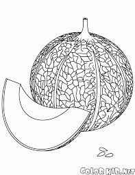 Grey is capable of making other colors pale and it is for yellow. Melon Coloring Pages Coloring Home
