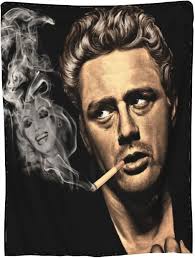 Throw Blanket Cozy Lightweight Warm Ultra-Soft Micro Fleece Blanket James  Smoke Dean Sofa Blanket for Couch Bed Camping Travel Picnic Outdoor Kid  Adul